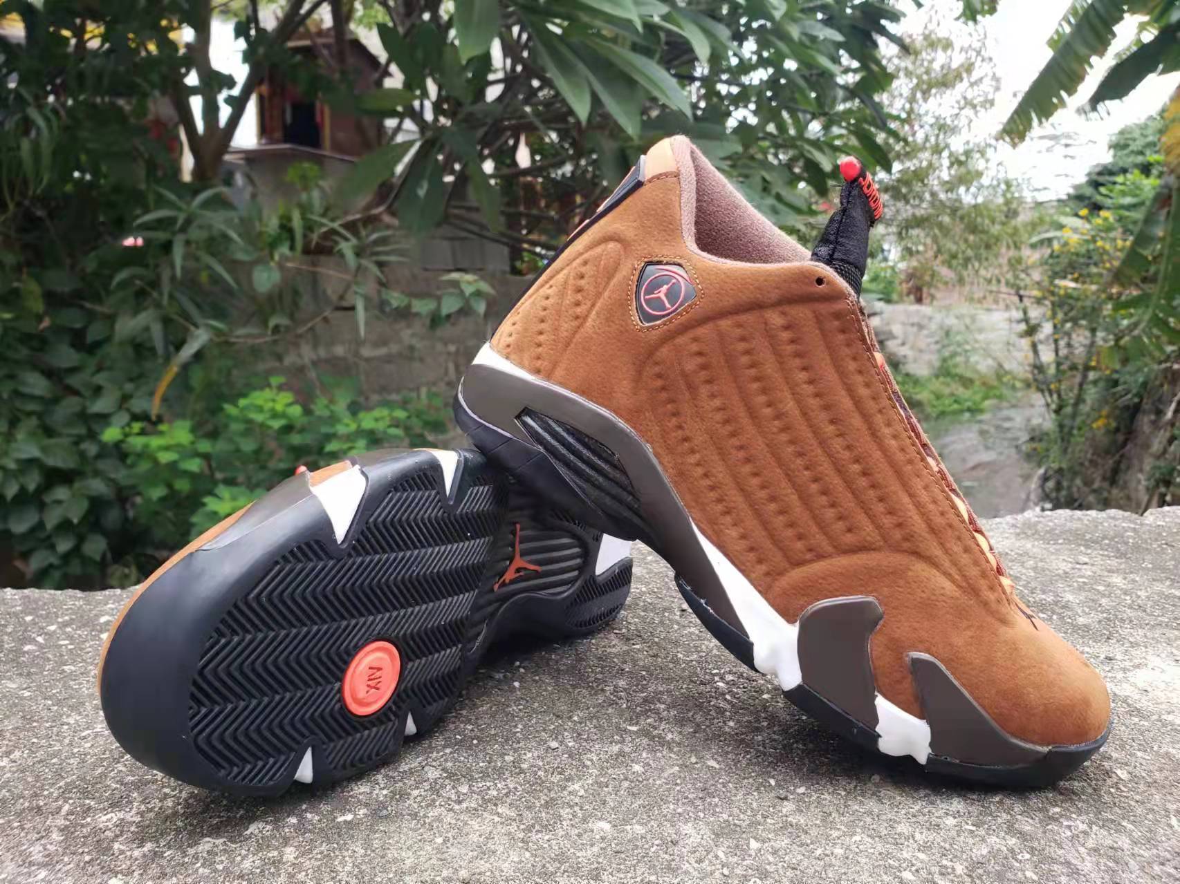 2021 Air Jordan 14 Brown Black Shoes